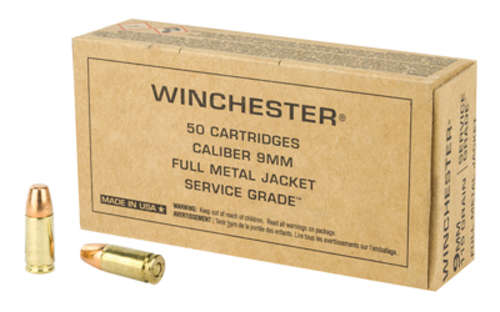 Ammunition Winchester Ammunition Service Grade 9mm WIN SERVICE GRADE 9MM 115GR 50/500 • Model: Service Grade